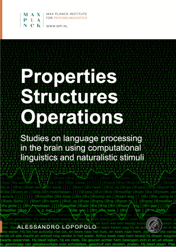 On Tuesday 12th of January 2021, at 14.30, Alessandro Lopopolo will defend his thesis entitled "Properties, Structures, and Operations: Studies on language processing in the brain using computational linguistics and naturalistic stimuli".